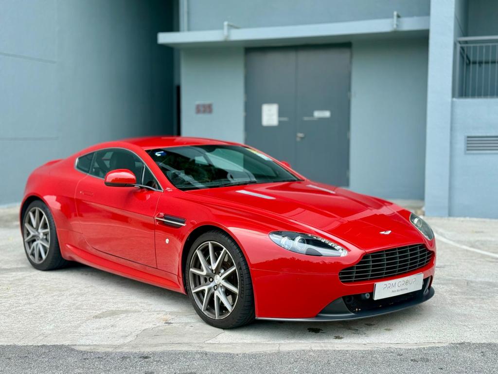 Aston Martin V8 Vantage Coupe 4.7A Sportshift II available at PRM Group, Singapore