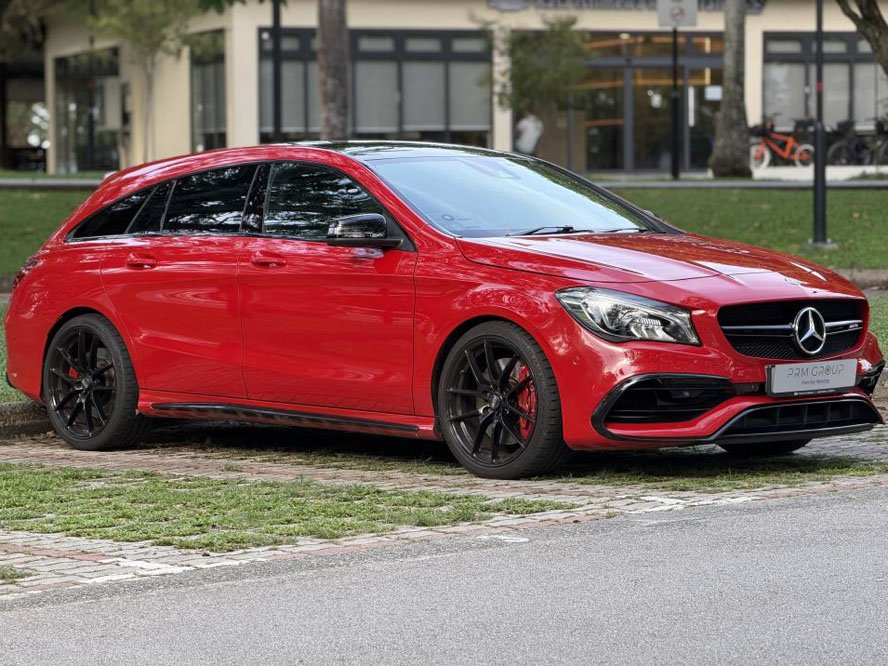 Mercedes-Benz CLA-Class CLA45 Shooting Brake AMG 4MATIC available at PRM Group, Singapore